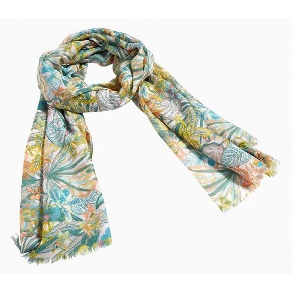 Vera Bradley 22842-X02 Women's Multi *Rain Forrest Canopy* Soft Fringe Scarf - Picture 8 of 8